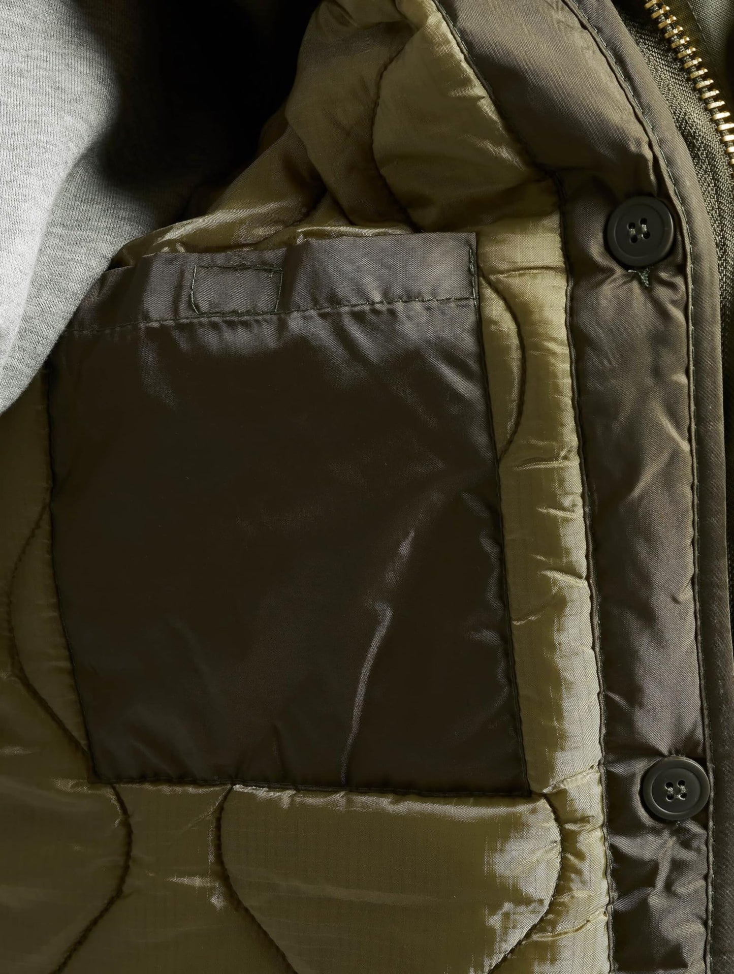 Brandit Men’s M51 US Parka Olive – Military Vintage Winter Jacket S