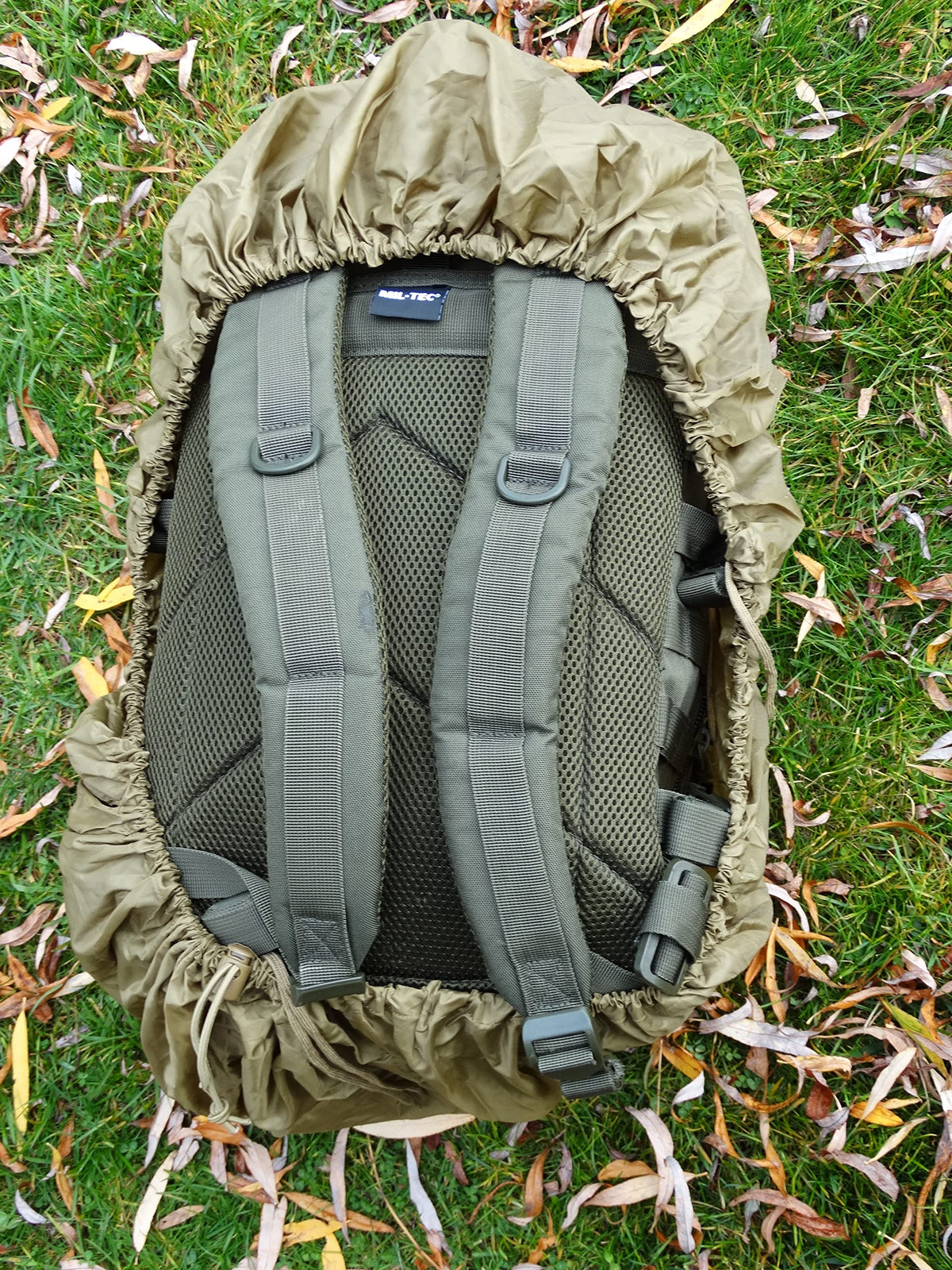 Mil-Tec GER. Rucksack Cover Up To 130L Coyote