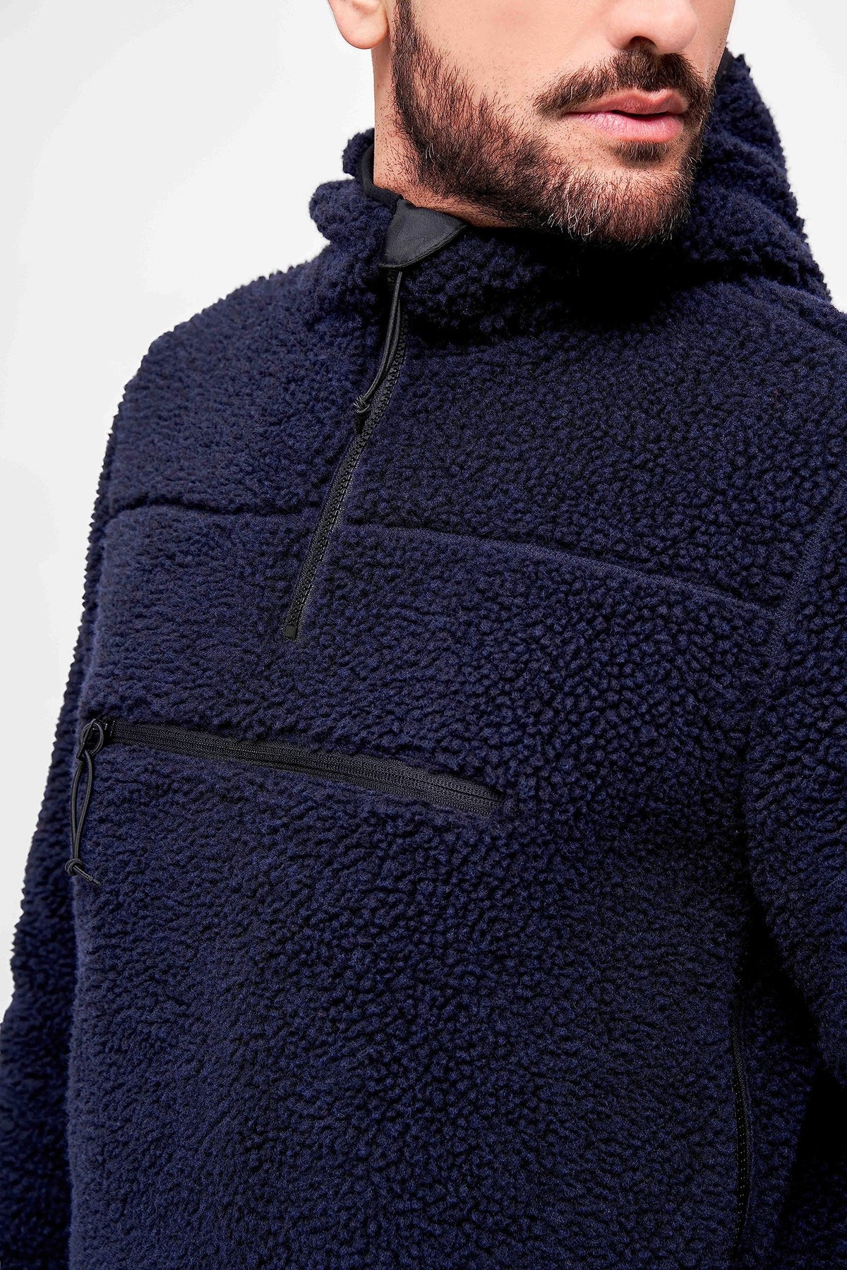 Brandit Teddyfleece Worker Pullover Navy