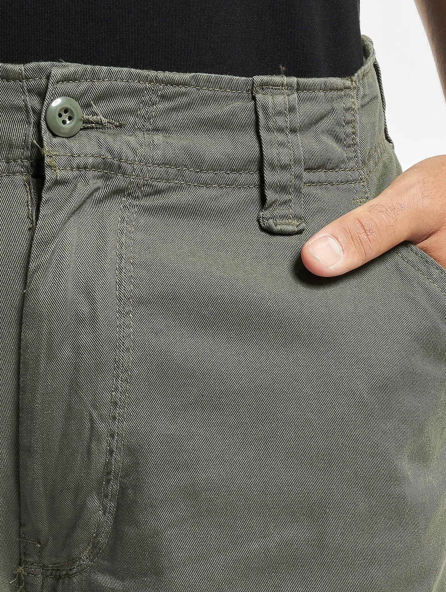 Brandit Men’s Urban Legend 3/4 Shorts Olive – Vintage Military Cargo Shorts
