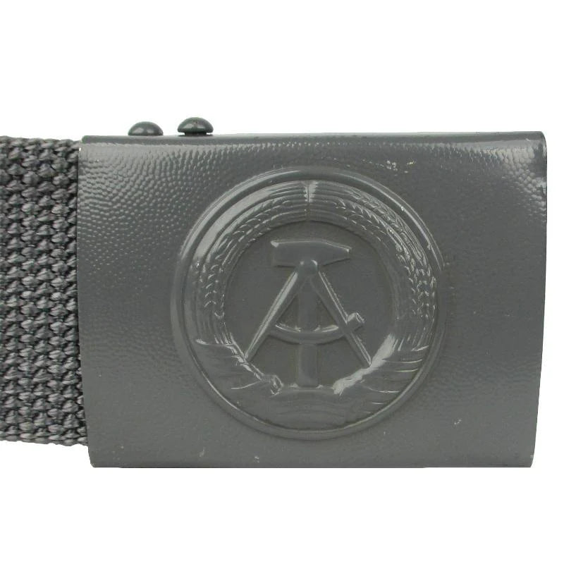 East German Army Combat Belt with Buckle - Gray
