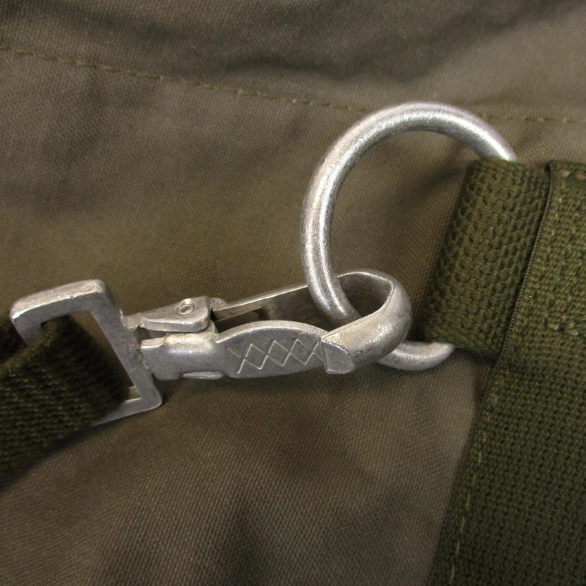 Original German Army Duffle Bag with Straps – Used