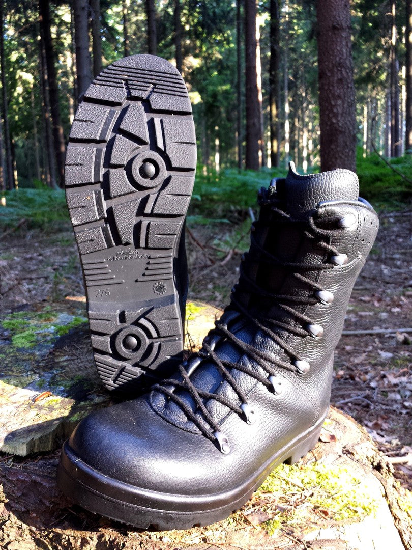 Original German Army Combat Boots Model 2007 Original Black – Like New