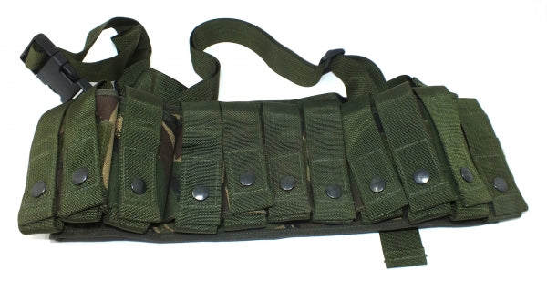 Original British Army Grenade Bandolier Camo with Shoulder Stra – Used