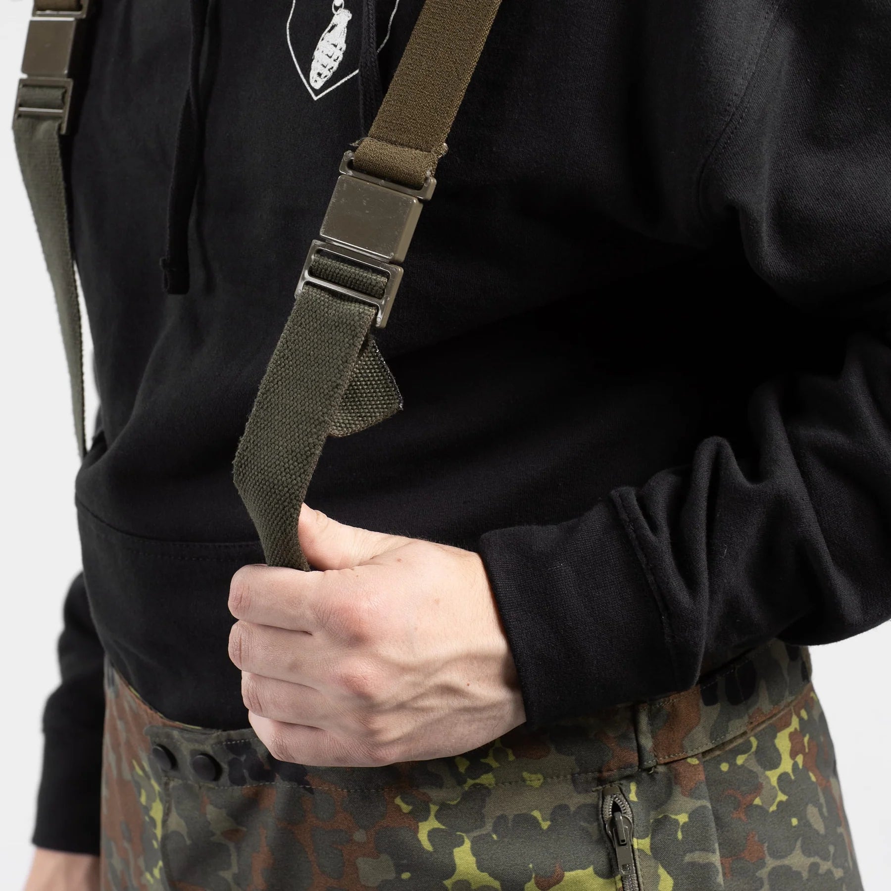 Original German Army Rain Pants Flecktarn – Used