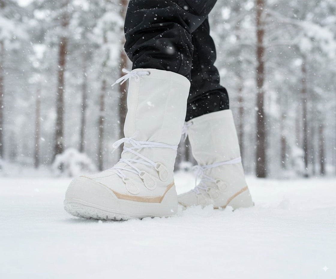Original Canadian Army Boots Mukluk with Inner Shoes White – Like New