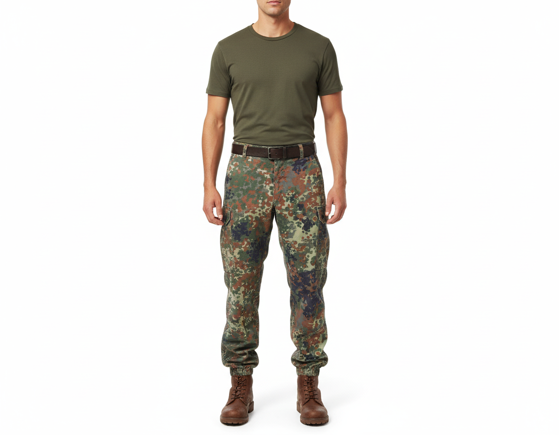 Original German Army Genuine Flectarn Military Combat Heavy Weight Field Pants