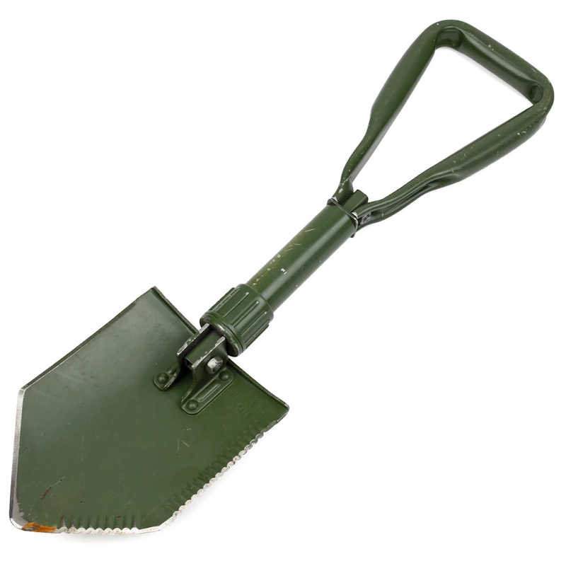Original German Army Trifold Shovel Without Cover – Used