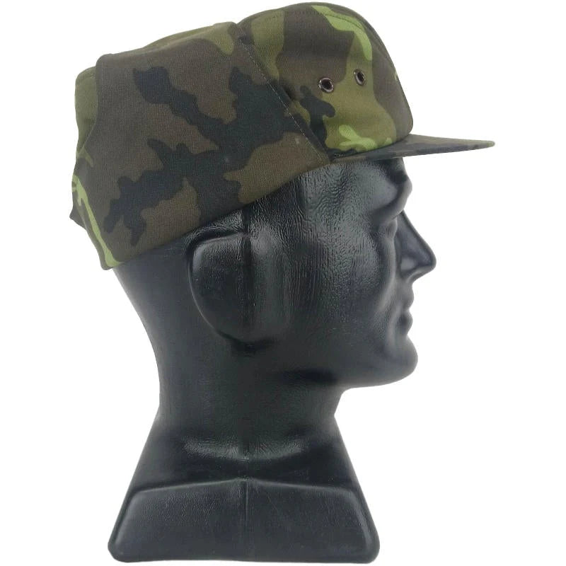 Original Czech Army Field Cap M95 Camo Ear Flaps M95 – Like New