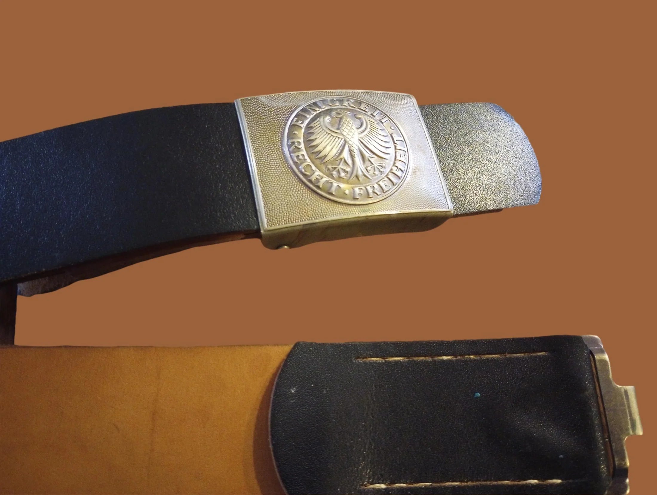 Original German Army Belt Black – Used