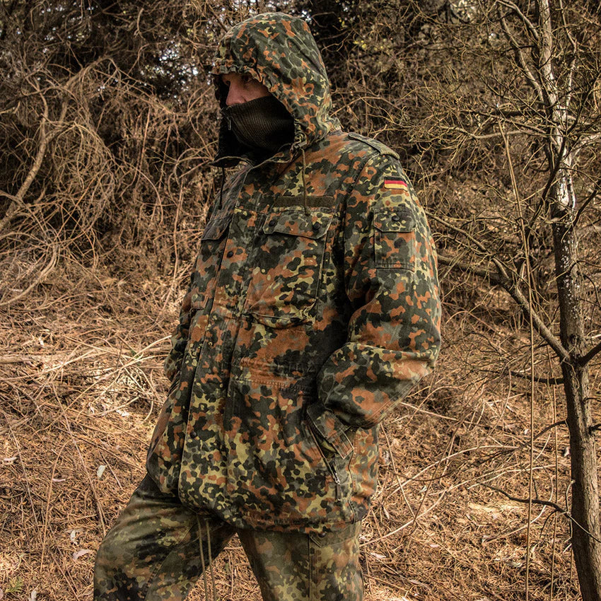 Mil-Tec German Genuine Flectar Parka with Liner Flecktarn