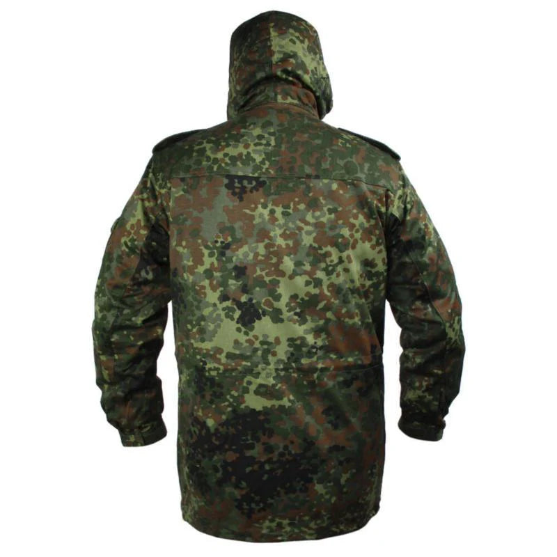 Mil-Tec German Genuine Flectar Parka with Liner Flecktarn