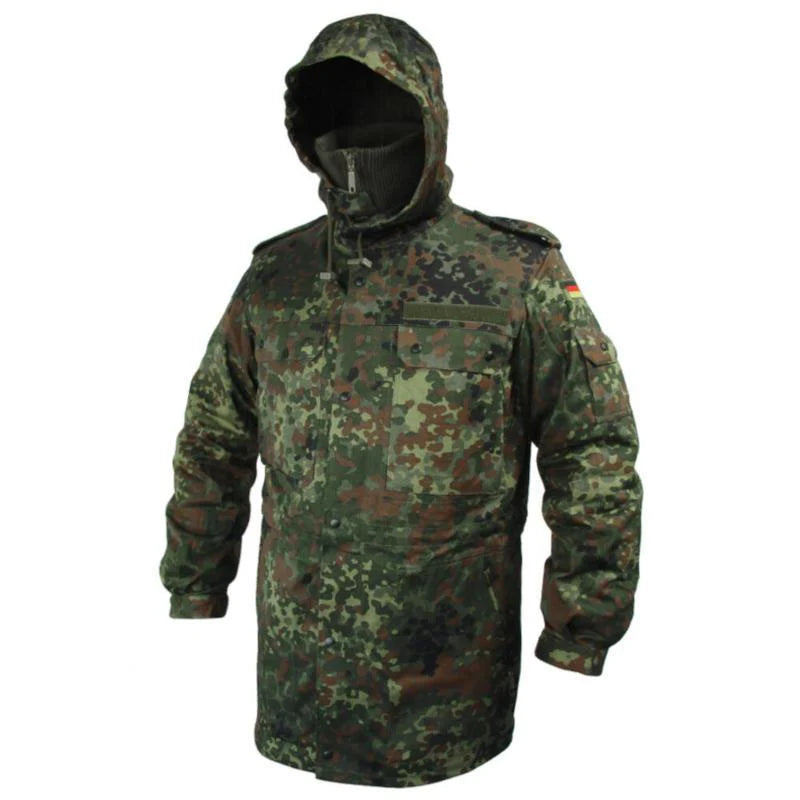 Mil-Tec German Genuine Flectar Parka with Liner Flecktarn