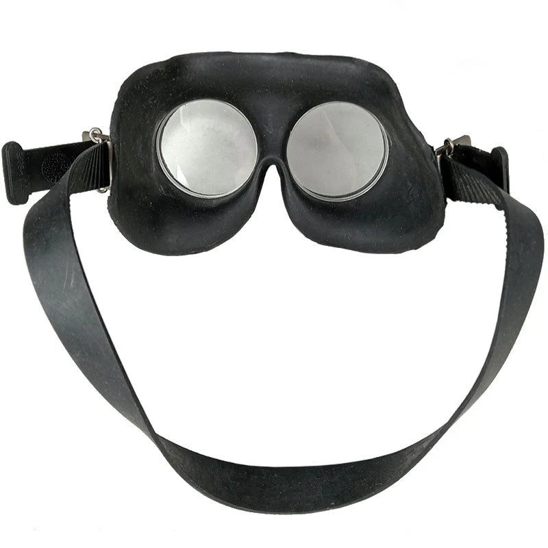 Original German Army Protect.mask Goggles Auer Black – Used