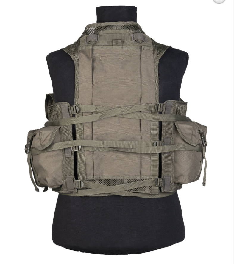 Mil-Tec Vest Tactical 9 Pockets Olive