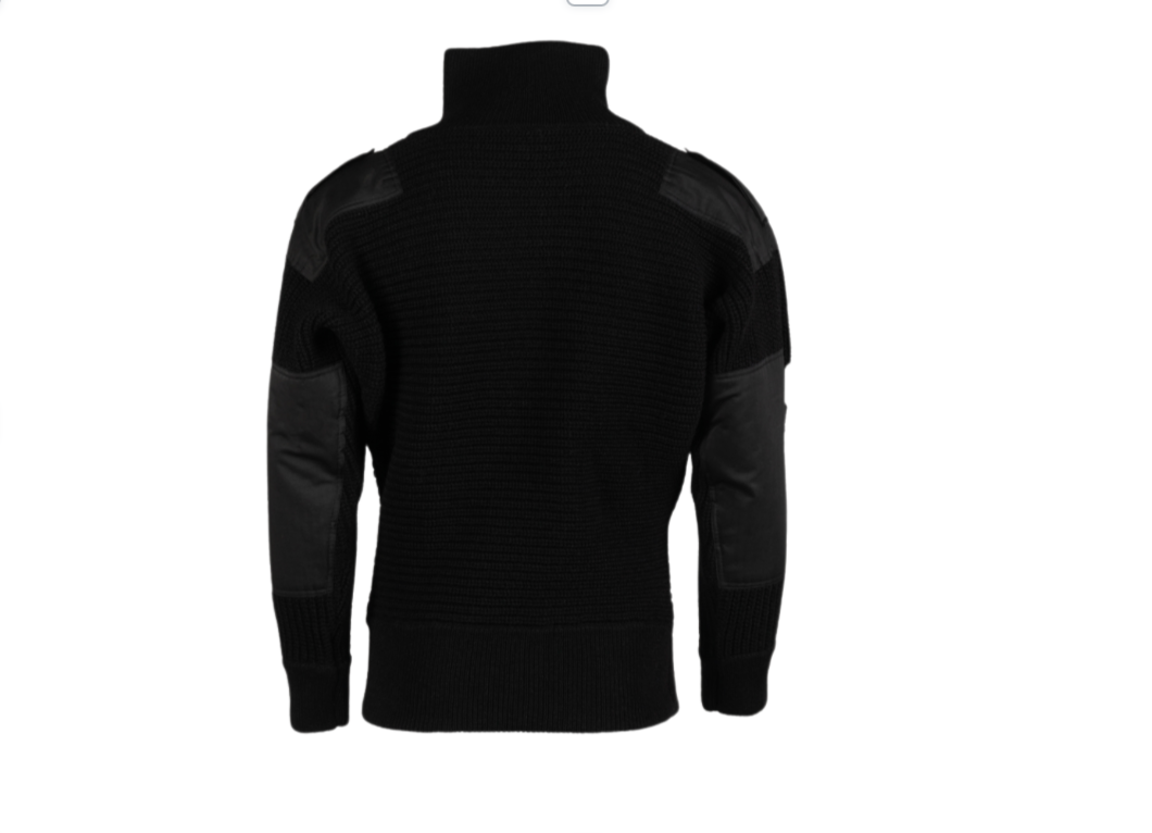 Mil-Tec Austrian Wool Alpin Sweater Black