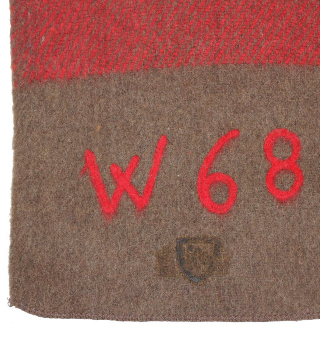 Original Swiss Army Wool Blanket 200x140 Cm Brown – Like New