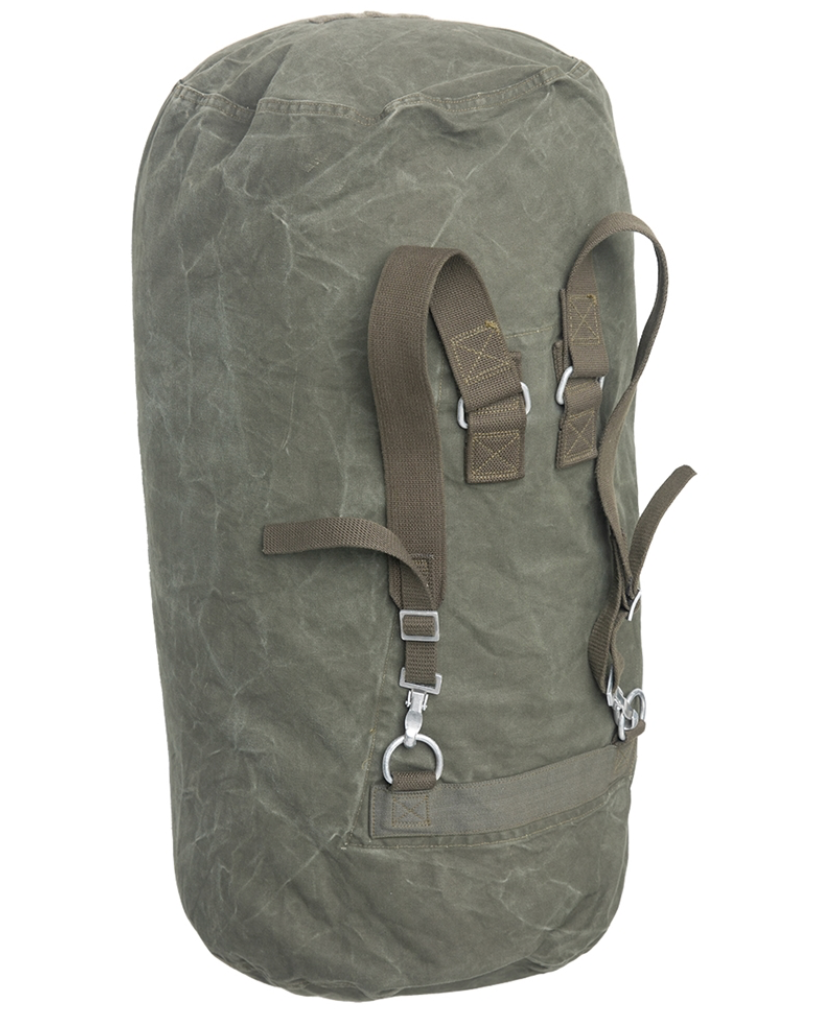 German Army Large Duffle Bag with Double Strap and Lock