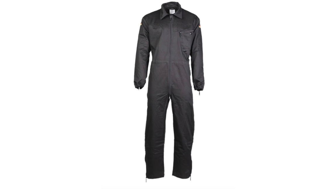 Mil-Tec German Tanker Coverall Without Liner Black