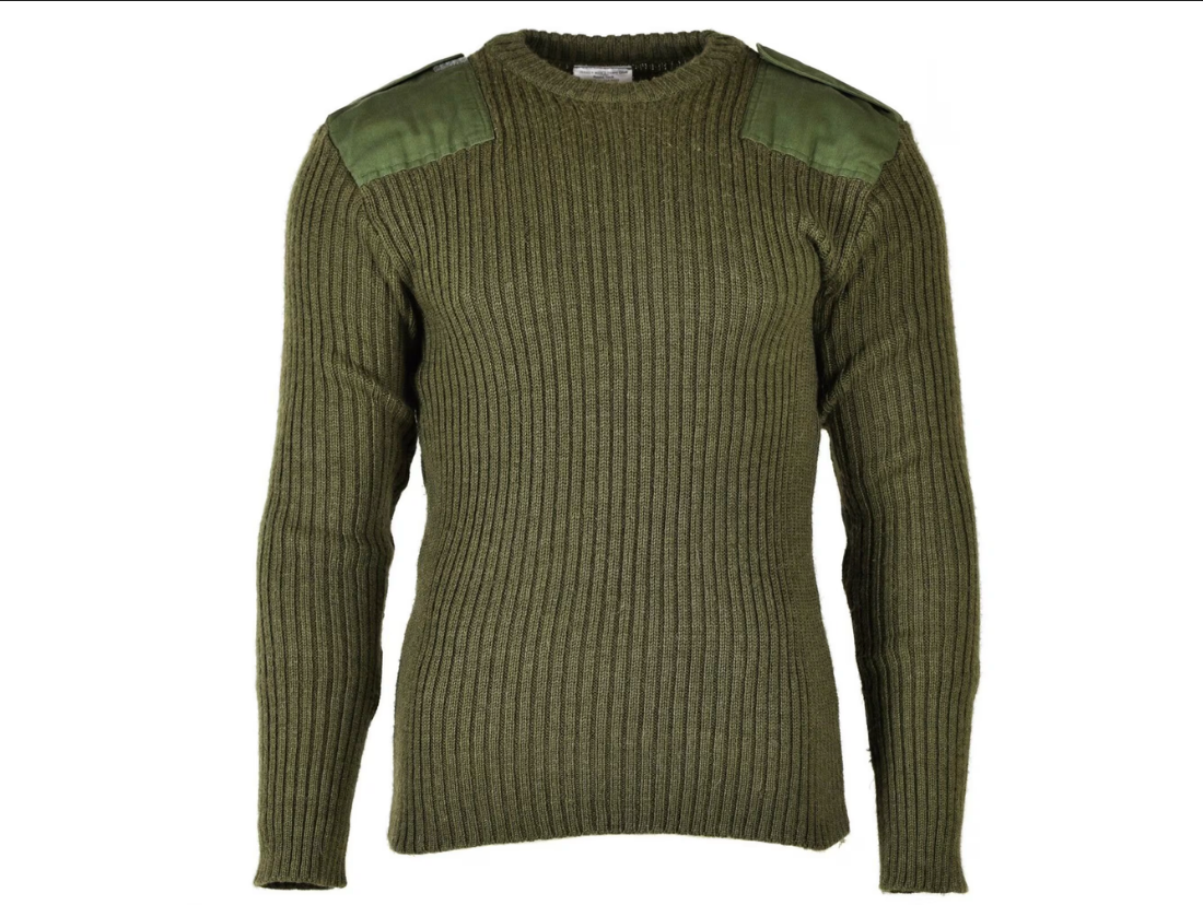 Original British Army Commando Pullover Green – Used