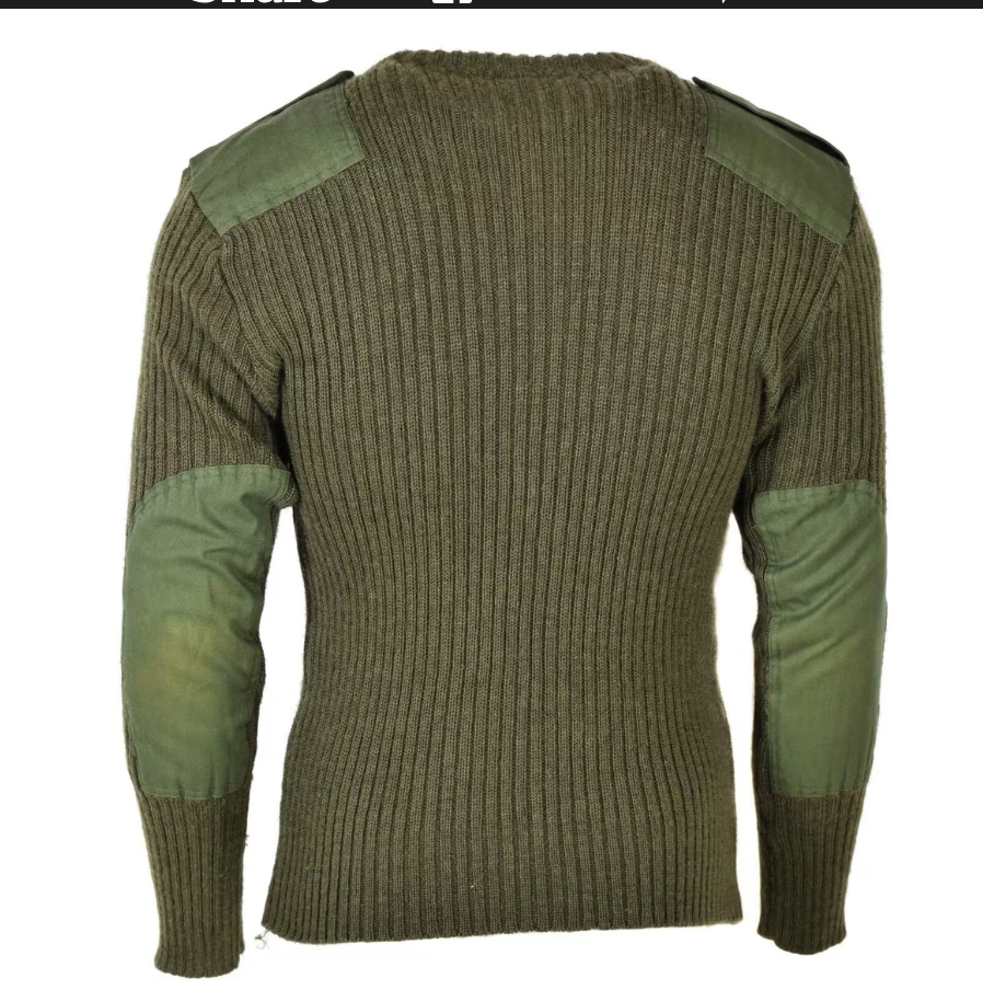 Original British Army Commando Pullover Green – Used