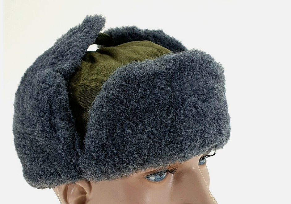 Original Czech Army Winter Cap Green – Like New