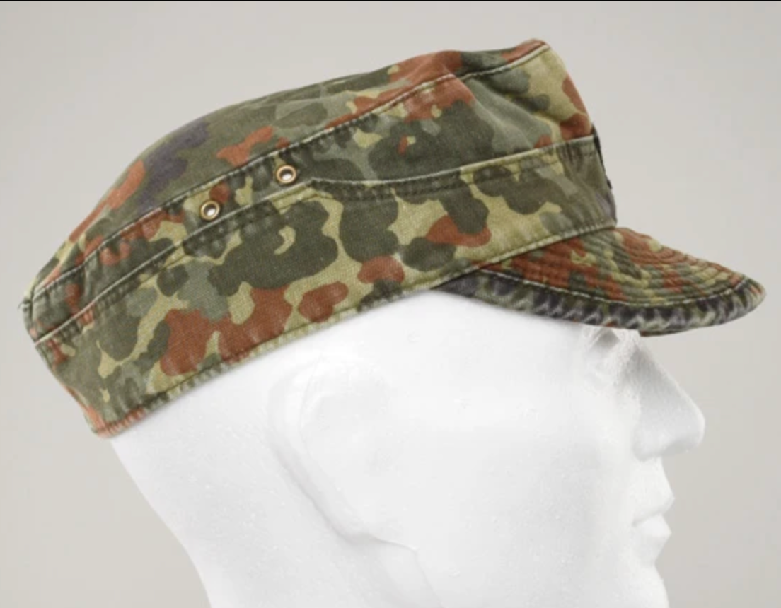 Original German Army Field Cap Flecktarn – Used