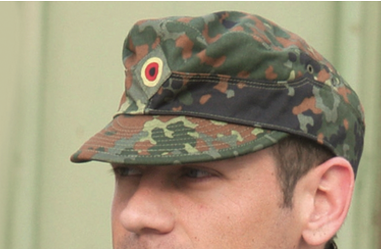 Original German Army Field Cap Flecktarn – Used