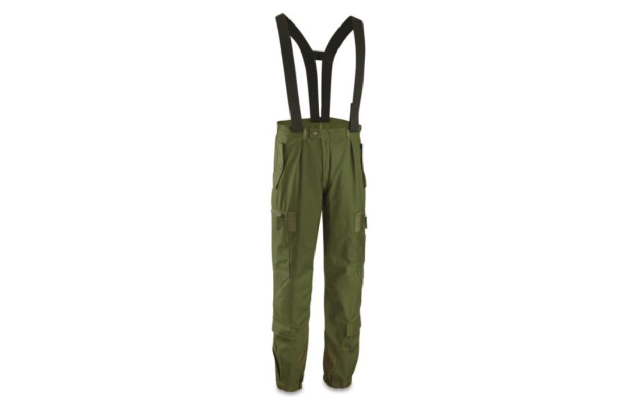Original Swedish Army Tanker Pants Lined Type M90 L.N. Olive – Used