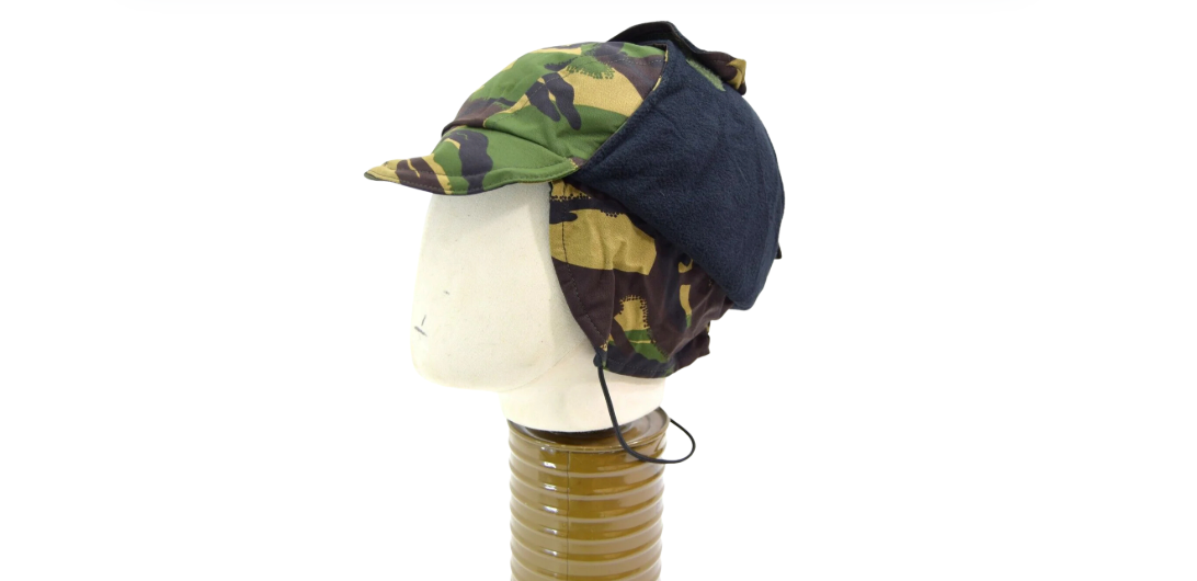 Original British Army Winter Cap Cold Weather Camo Goretex DPM – Used