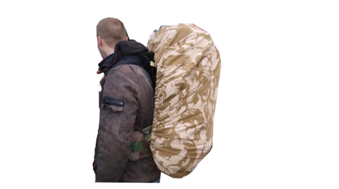 Original British Army Cover for Backpack Big Desert DPM – Used