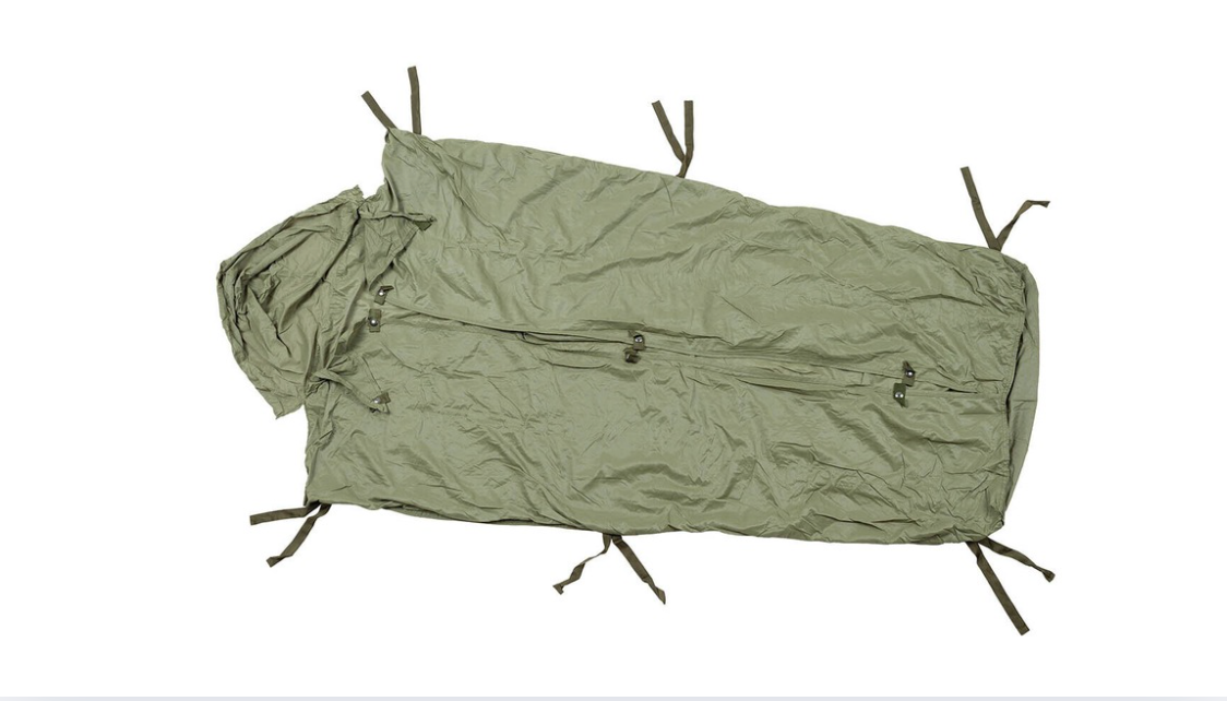 Original Dutch Army Sleeping Bag Lining Green – Used