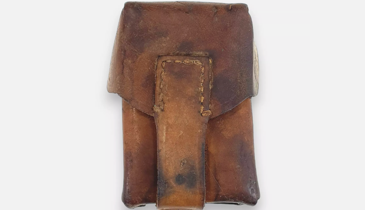 Military Surplus Leather 1-pcs. Mauser Cartridge Pouch – Used