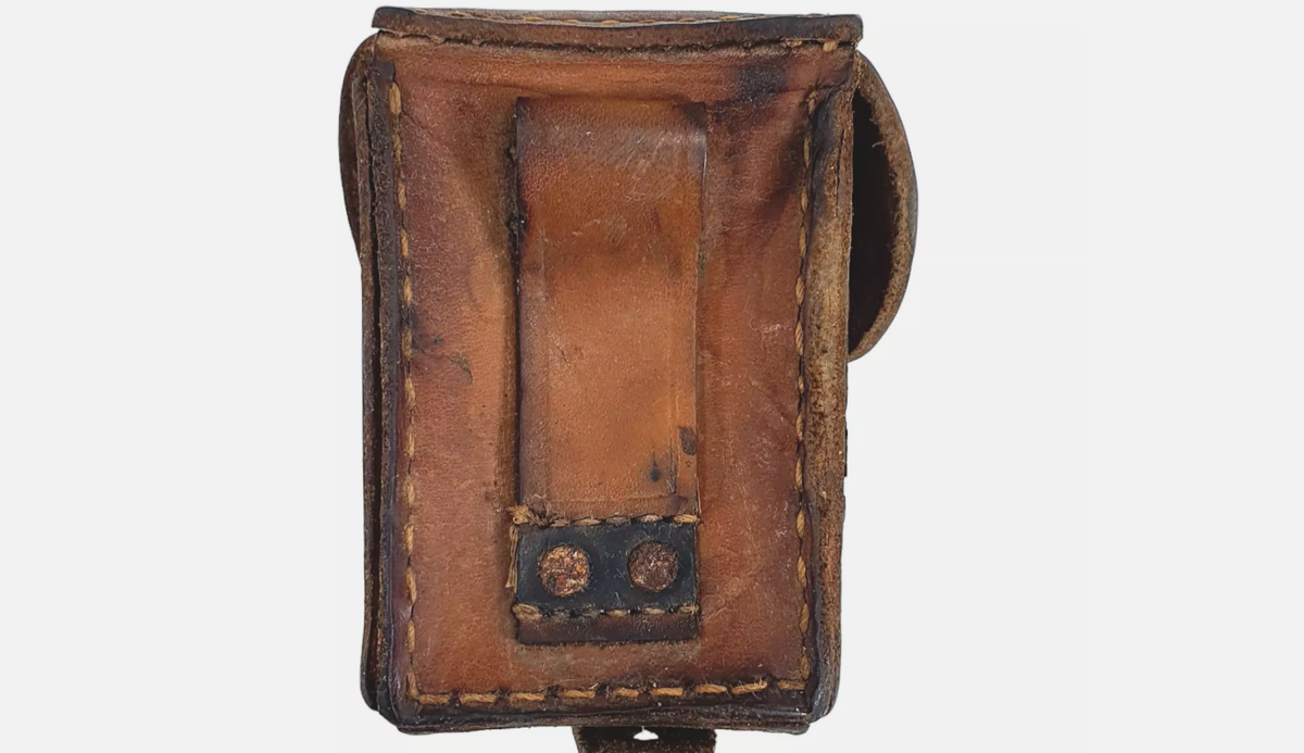 Military Surplus Leather 1-pcs. Mauser Cartridge Pouch – Used