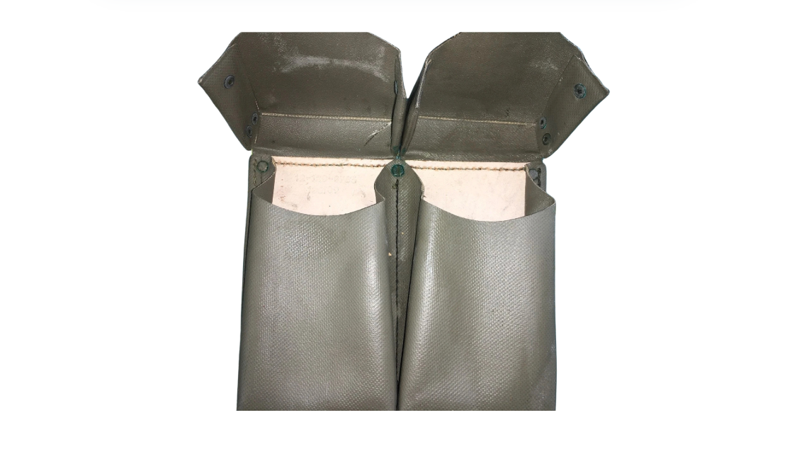 Original German Army G3 Old Style Coated Magazine Pouch – Used