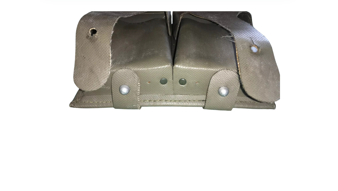 Original German Army G3 Old Style Coated Magazine Pouch – Used