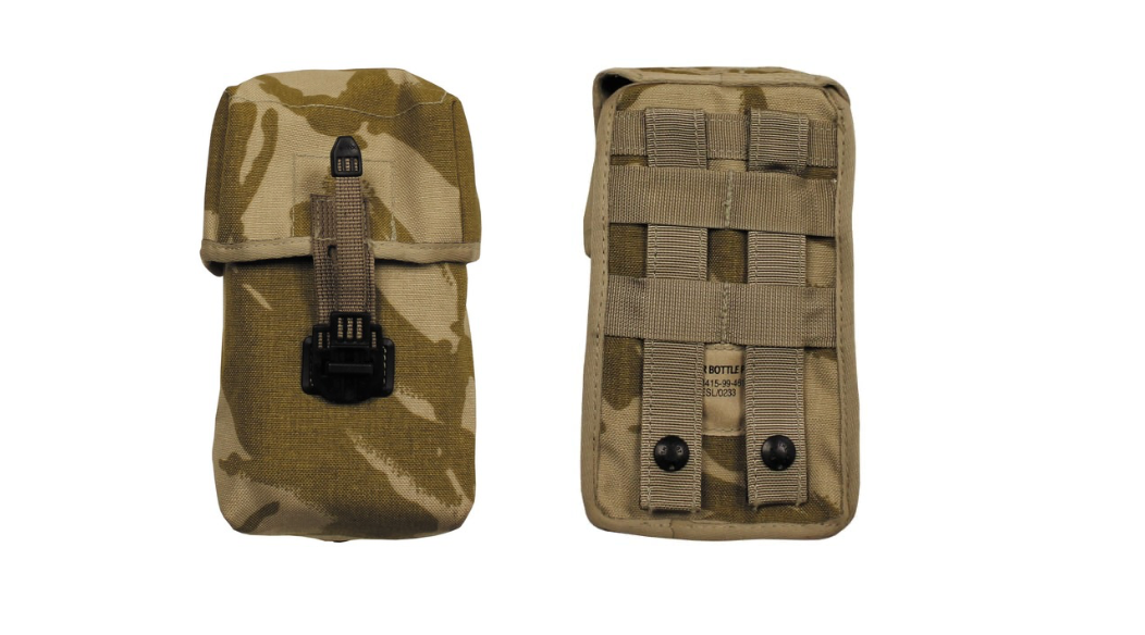 Original British Army Pouch Water Bottle MOLLE Desert DPM – Like New