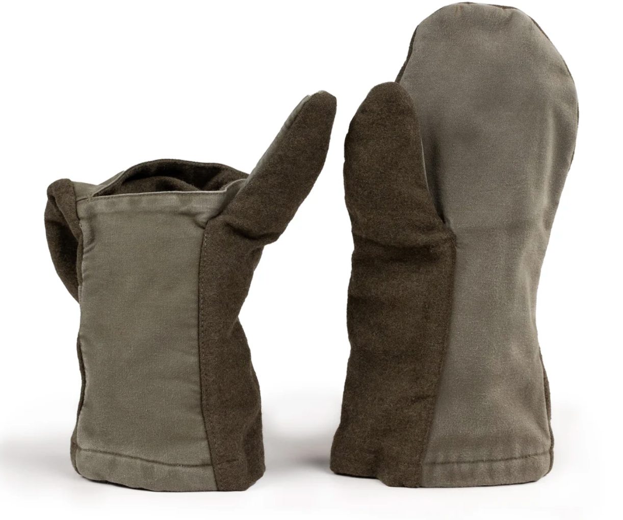 Original Austrian Army Mittens Green Shooting – Used