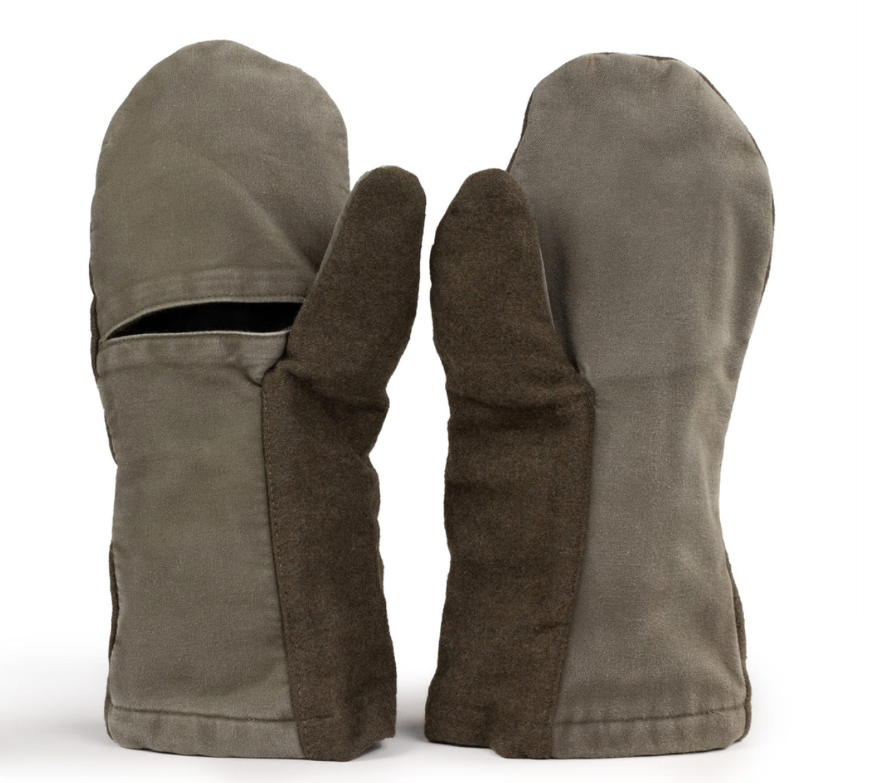 Original Austrian Army Mittens Green Shooting – Used