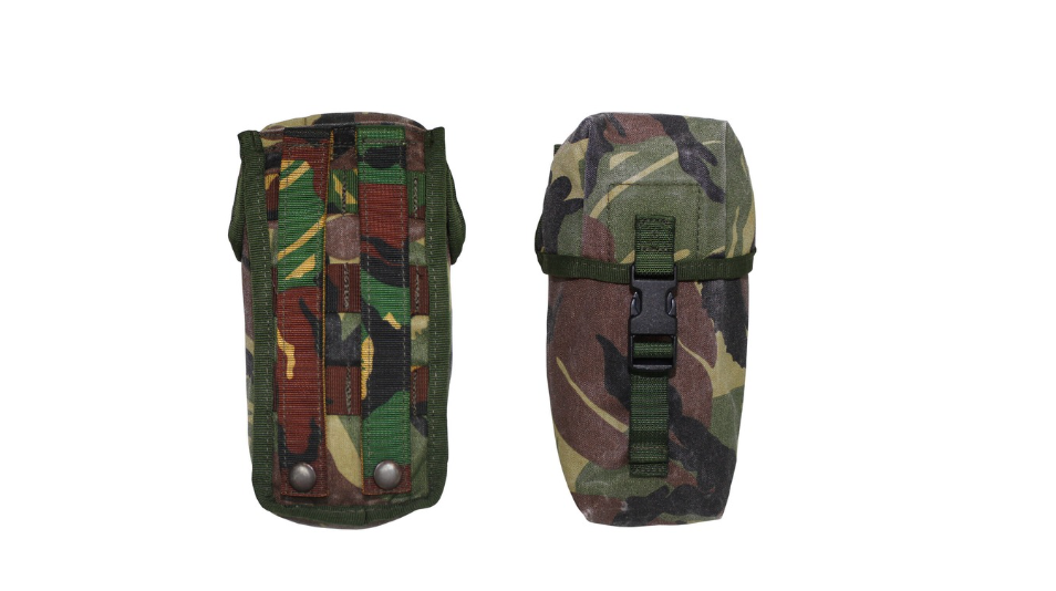 Original Dutch Army Utility Pouch MOLLE Small Camo – Used