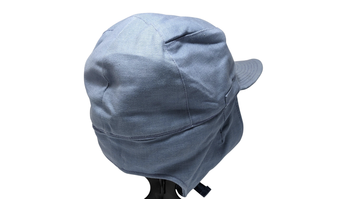Original Swedish Army Winter Cap Civil Defence Blue – Like New