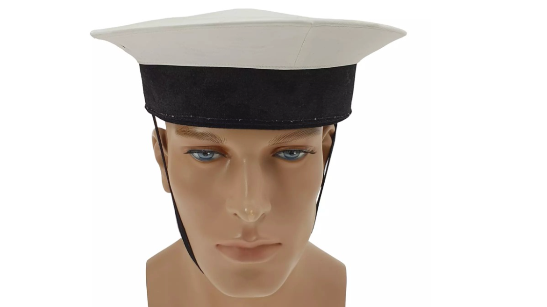 Original Italian Army Cap White – Used