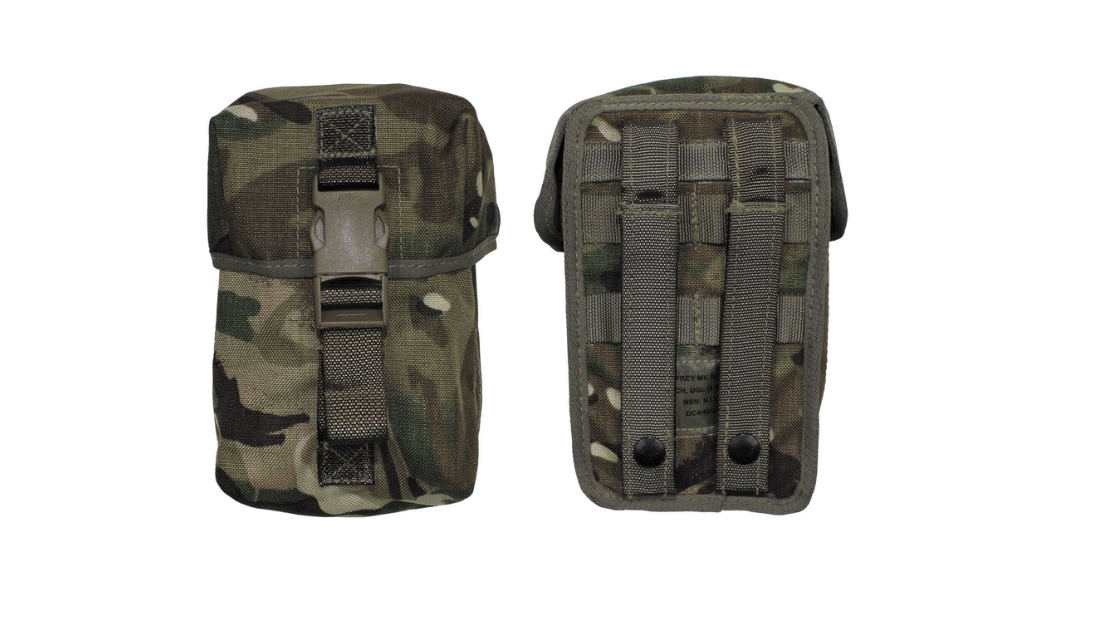 Original British Army Round Pouch Ugl 8 Osprey MK IV Camo MTP – Used