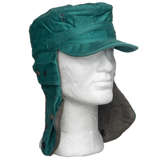 Original Austrian Army Winter Cap Green – Like New