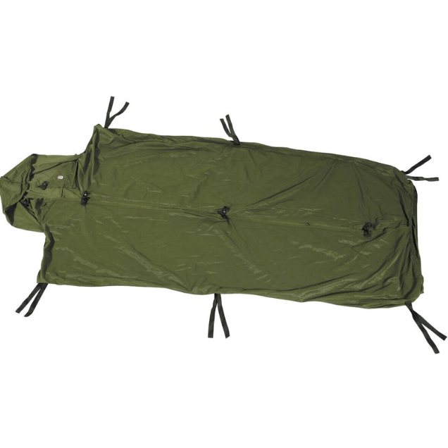 Original British Army Sleeping Bag Lining Green – Used