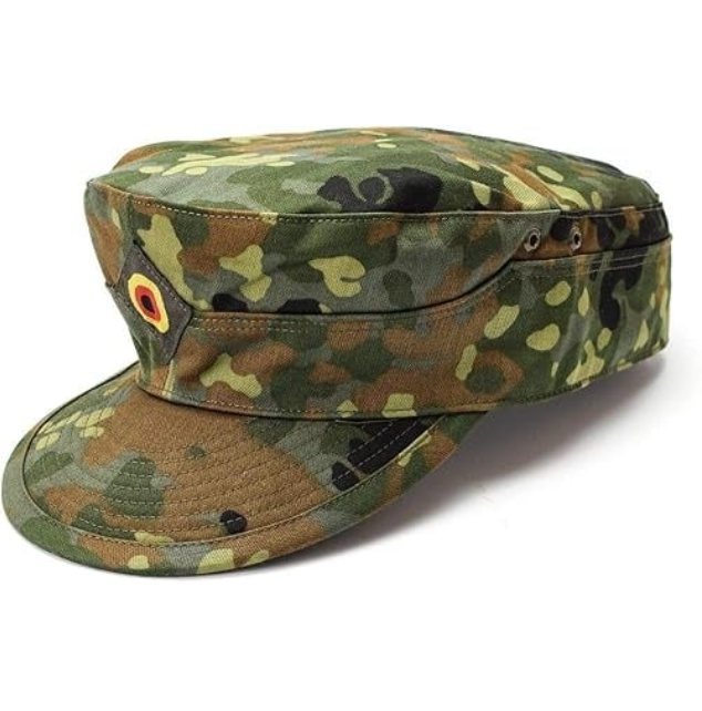 Original German Army Field Cap Size 55/56 Sorted Flecktarn – Like New