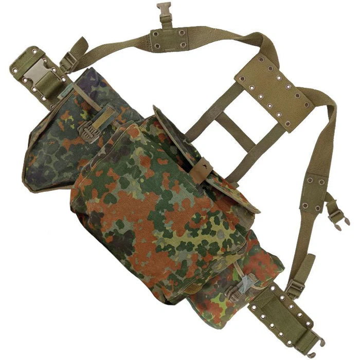 Original German Army Camo 5-pcs. Harness Set – Used