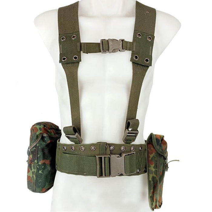 Original German Army Camo 5-pcs. Harness Set – Used