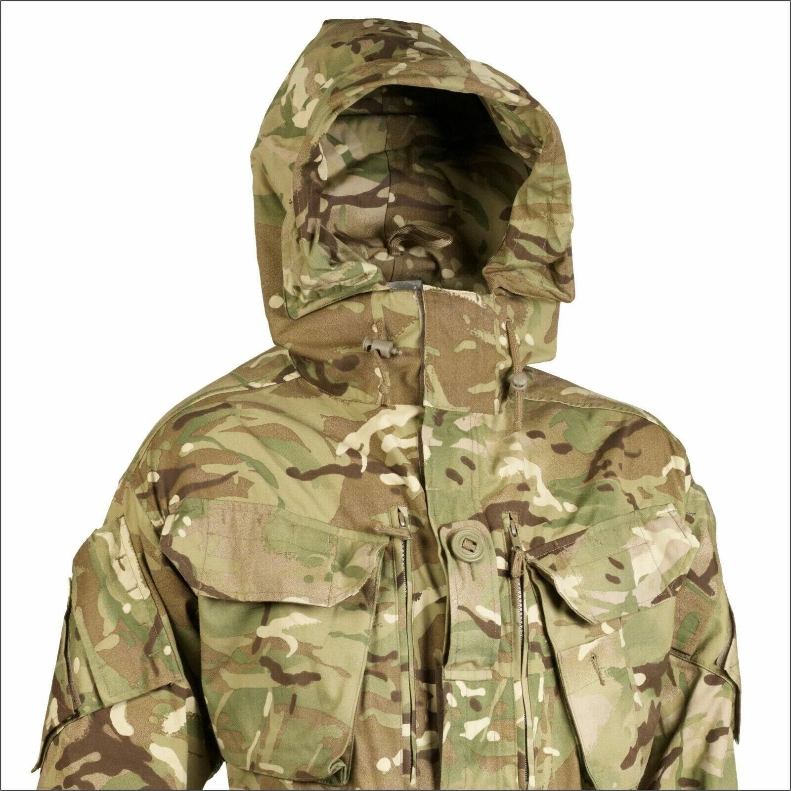 Original British Army Jacket Smock Camo Windproof MTP – Used