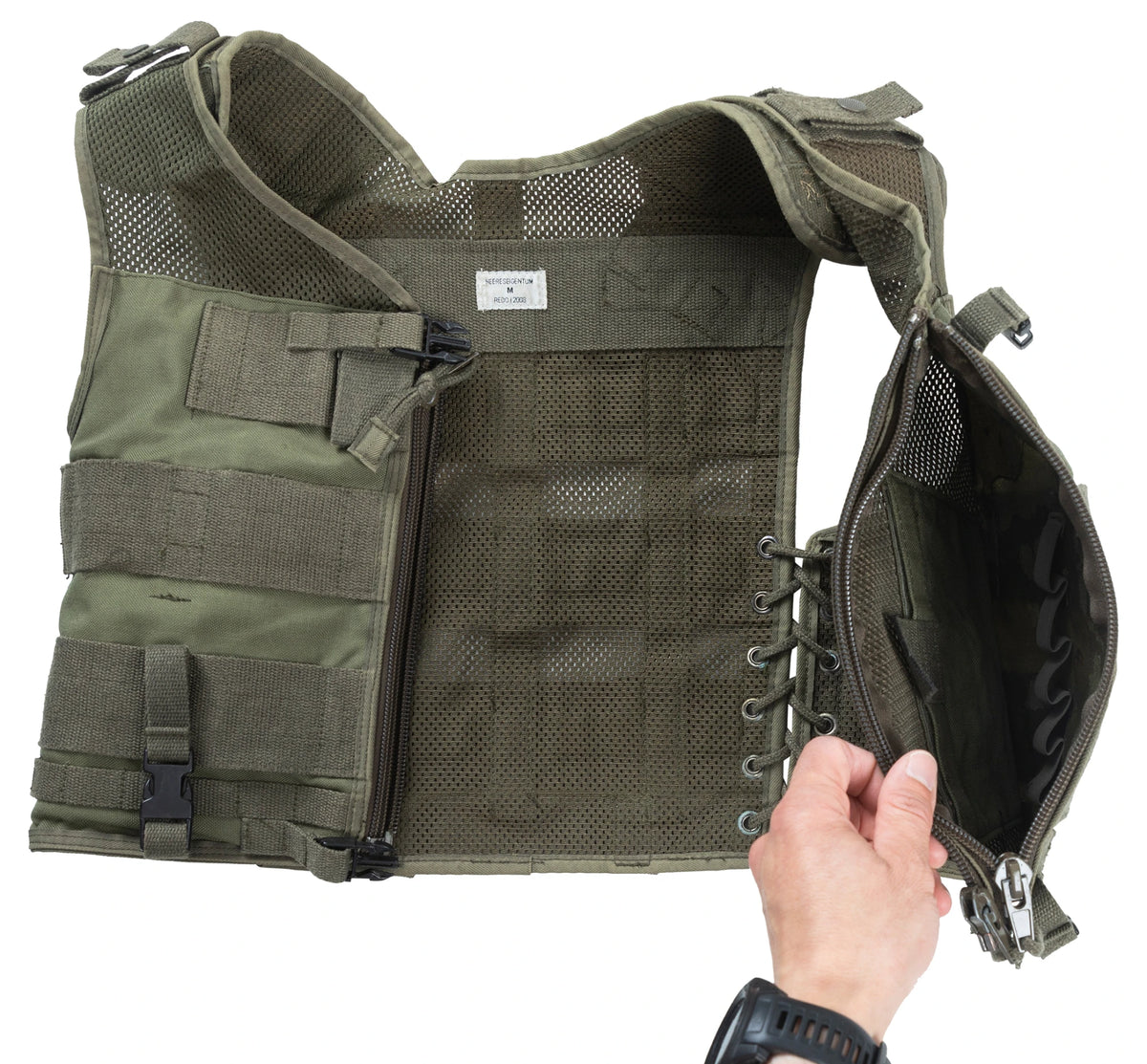 Original Austrian Army Vest Tactical Kaz03 Green – Used